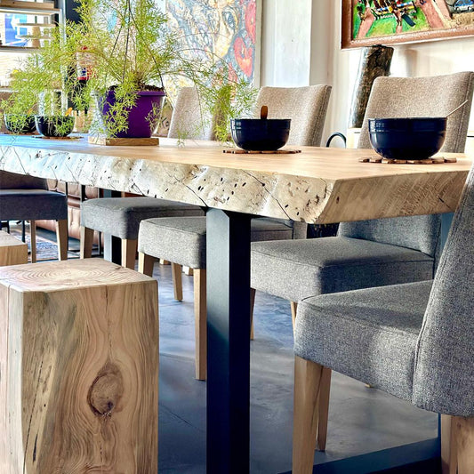 Live Edge Dining Table - Timber Furniture Designs
