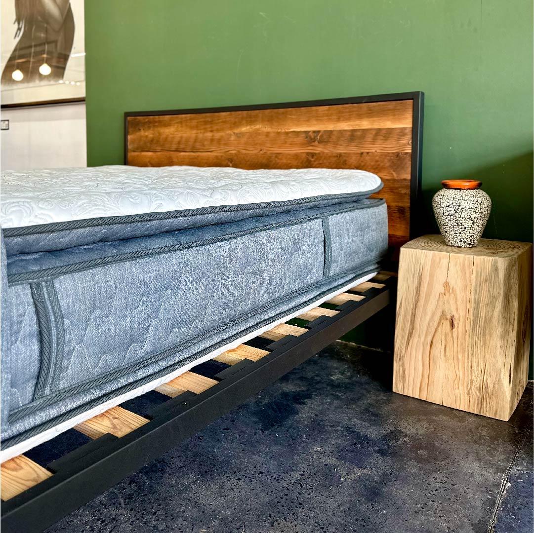 Hand Crafted Bed with Queen Mattress - Timber Furniture Designs