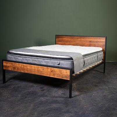 Hand Crafted Bed with Queen Mattress - Timber Furniture Designs