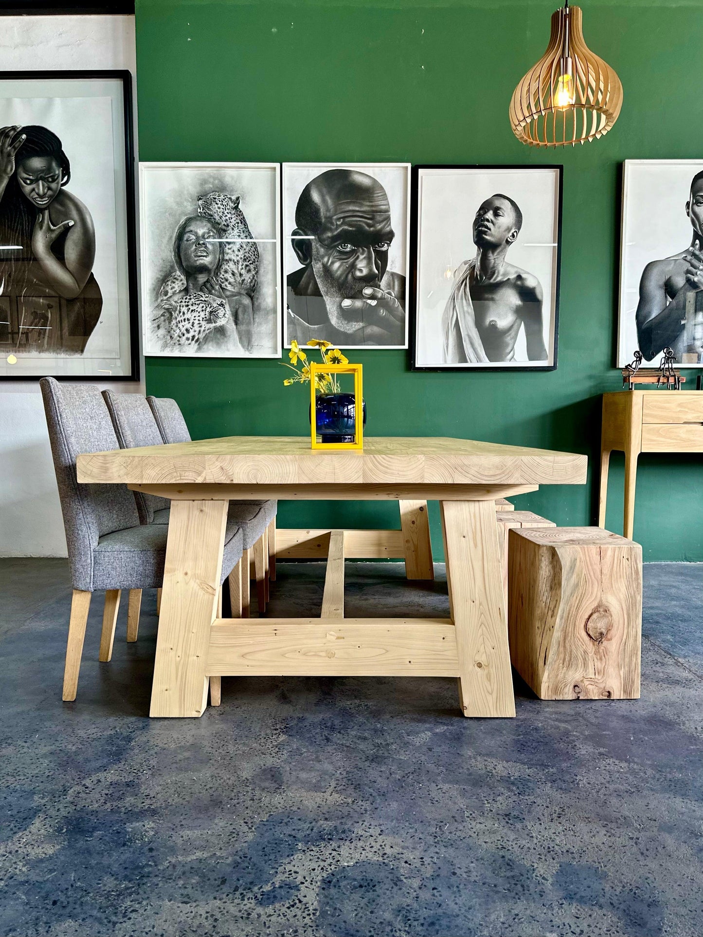 CHUNKY DAA DINING TABLE - Timber Furniture Designs