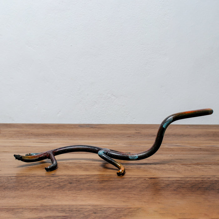 Handmade Metal Figure Table Décor -  Reptile Camouflage