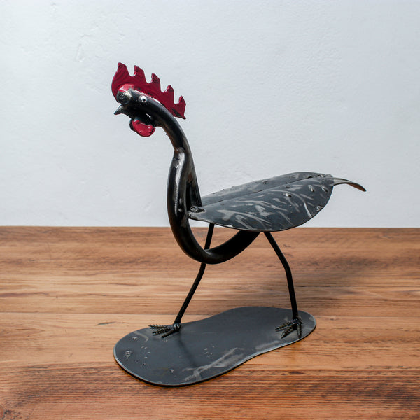 Handmade Metal Figure Table Décor -  Rooster