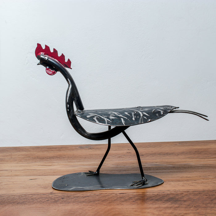 Handmade Metal Figure Table Décor -  Rooster