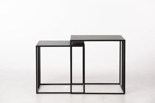 Tamara Square steel coffee table set - Timber Furniture Designs